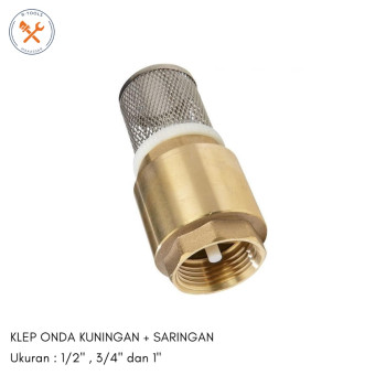 Klep hisap 3/4 inch
