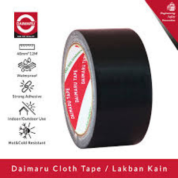 Lakban Hitam  (Uk. 2 Inch / 48 Mm x 12 Meter)