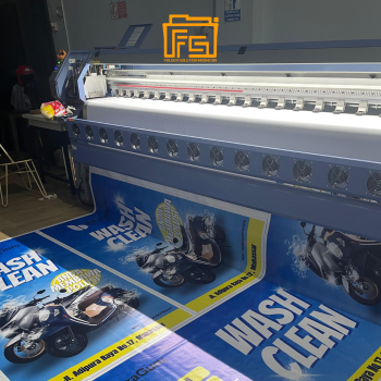 CETAK BANNER UK. 60 X 60 DAN RANGKA