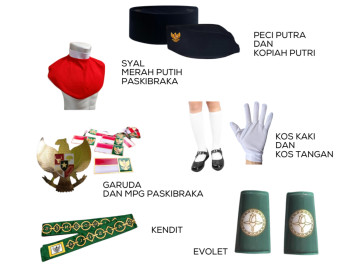 Perlengkapan Atribut Paskibraka