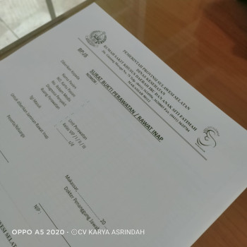 Surat Bukti Perawatan Rawat Inap,Pengantar SEB- REKAM MEDIK/REKAM MEDIS