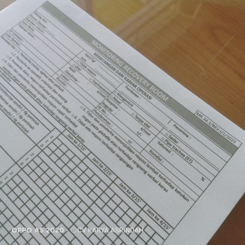 MR. 34.1 / Monitoring Recovery Room- REKAM MEDIK/REKAM MEDIS