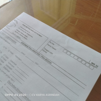 MR.30 Asesmen Pra-Anestesi Pra-Sedasi- REKAM MEDIK/REKAM MEDIS