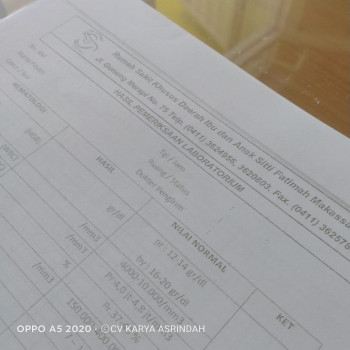 Hasil Pemeriksaan Laboratorium- REKAM MEDIK/REKAM MEDIS