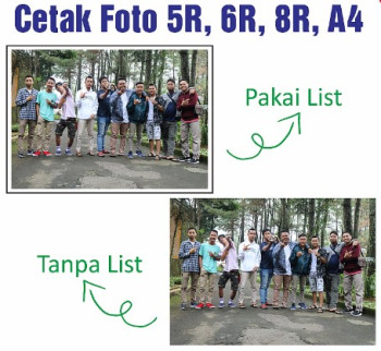 CETAK FOTO UKURAN 5R