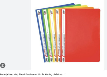 Map Plastik snelhekter F4