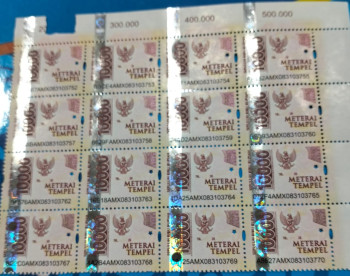 Materai Tempel 10.000