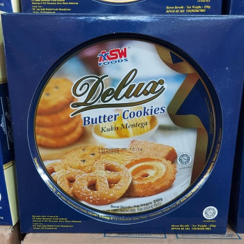 BISKUT KALENG DELUX  BUTTER COOKIES 350G