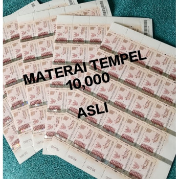 Materai Tempel 10.000