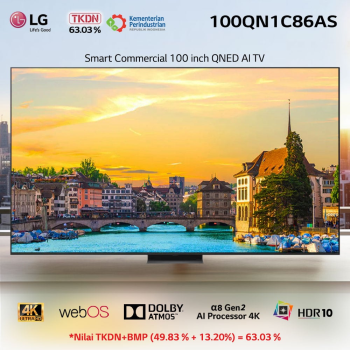 LG Commercial Smart TV 100 inch 100QN1C86AS