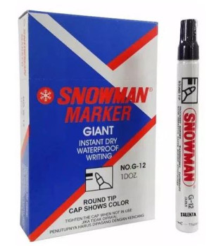 SPIDOL PERMANEN SNOWMAN MARKER G 12