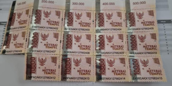 MATERAI STEMPEL 10000