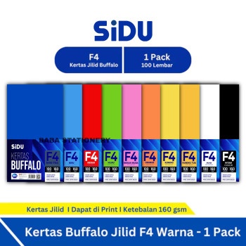 Kertas Cover Jilid - Warna Ukuran F4