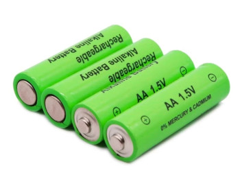 Batteray AA cas isi ulang