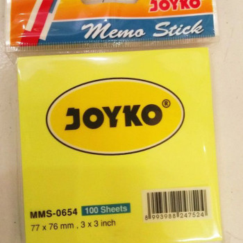 Memo Stick Joyco 76 x 76 mm - 3 x 3 inch ( 100 lembar )