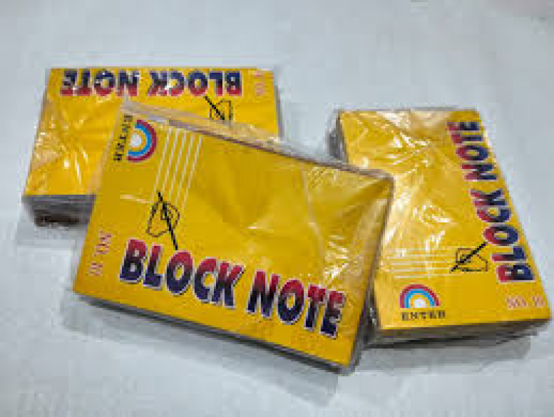 Block Note Satu Pak BajuBodo - Marketplace Sulawesi Selatan